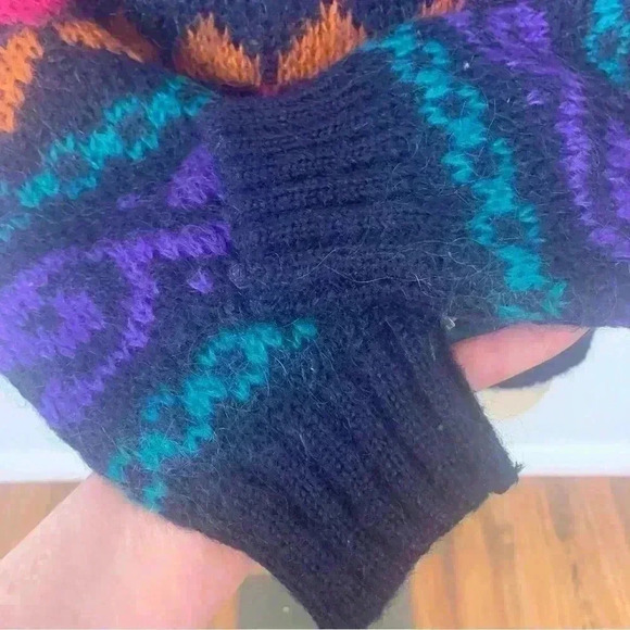 Vintage Mohair Blend Milano Design  Group Sweater - Picture 6 of 8